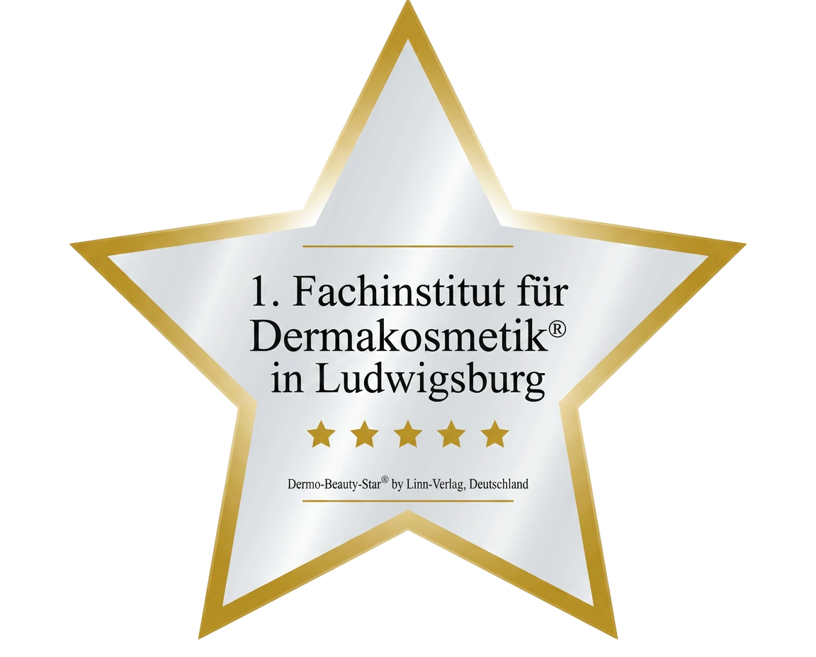 Auszeichnung 1. Fachinstitut für Dermakosmetik in Ludwigsburg